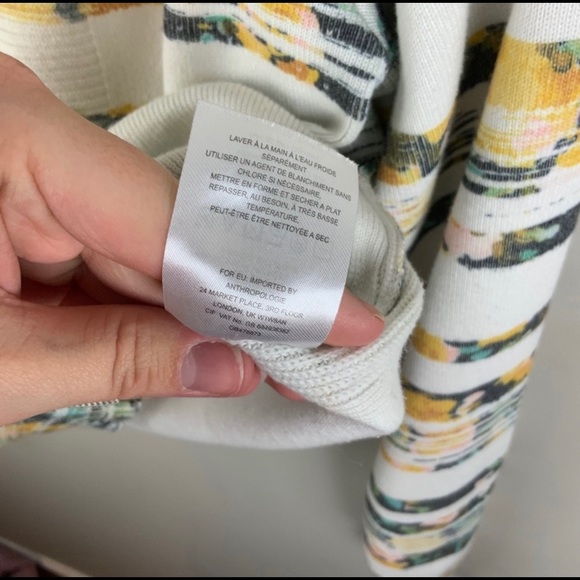 Moth Anthropologie Zip Up Floral Jacket - Picture 7 of 8